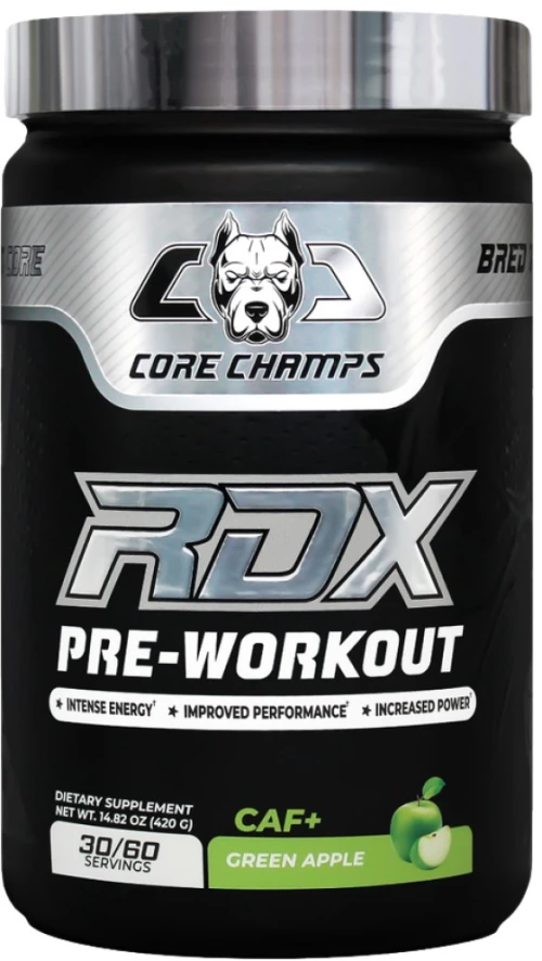 Core Champs by Kai Greene RDX Pre-Workout [420 Γραμμάρια] Πράσινο μήλο