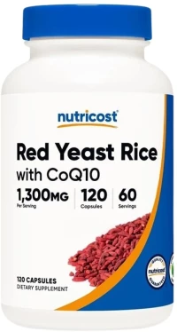 Nutricost Red Yeast Rice with CoQ10 [120 Κάψουλες]