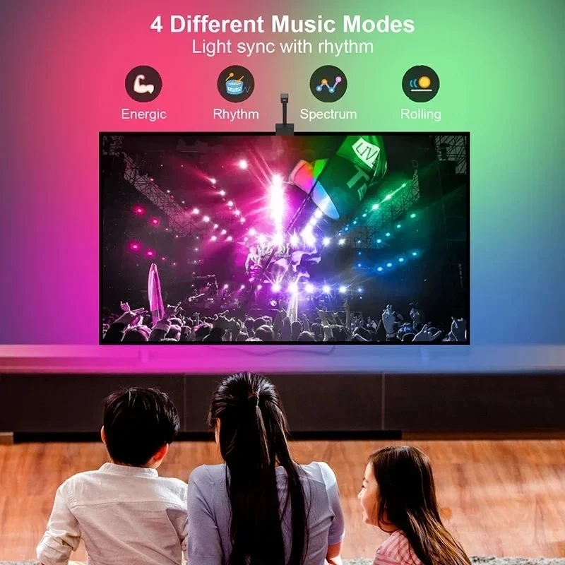 TV LED Backlight Sync to Screen με AR Sensor Camera RGB για Τηλεόραση USB 5V RGB 5m με Τηλεχειριστήριο