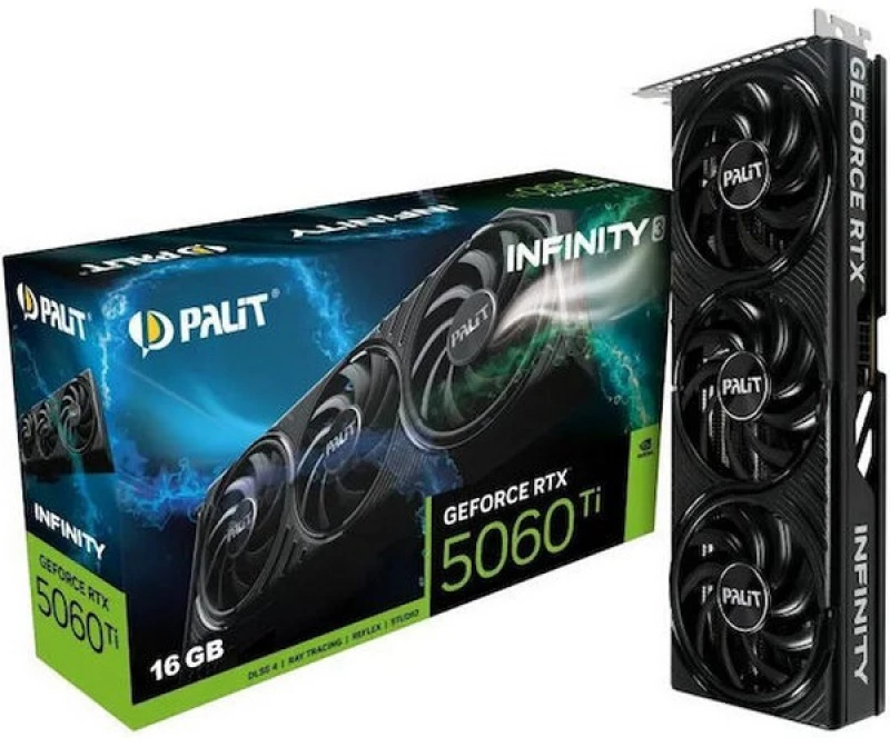 Palit GeForce RTX 5060 Ti 16GB GDDR7 Infinity 3 Κάρτα Γραφικών