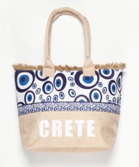 Τσάντα με χερούλι (49cm x 15cm x 34cm) μάτι 1 CRETE - -