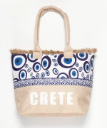 Τσάντα με χερούλι (49cm x 15cm x 34cm) μάτι 1 CRETE - -