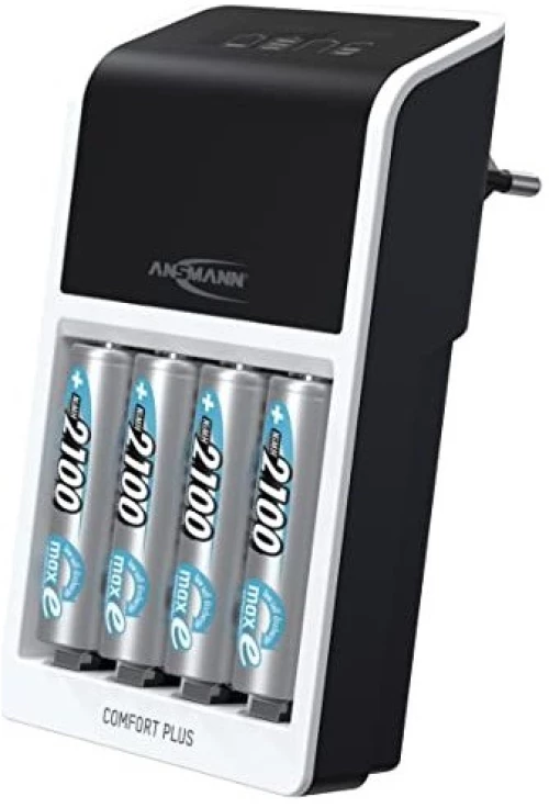 Ansmann Comfort Plus Charger incl. 4xAA2100 Akku 1001-0094-01 (1001-0094-01)