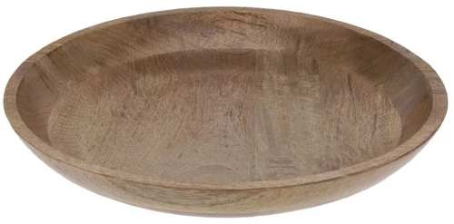 Ξύλινο μπολ για σερβίρισμα - 40x7cm