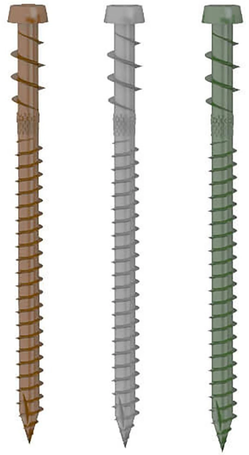 Βίδες ξύλου torx για πάτωμα Ø5 x 50mm - Πράσινη
