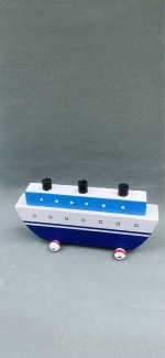 538872 ΔΙΑΚΟΣΜΗΤΙΚΟ SOUVENIR ΠΛΟΙΟ - ΣΕΤ 4 ΤΕΜΑΧΙΑ - LY2634 - 125549