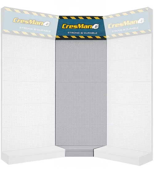 Γωνιακό σταντ προβολής Cresman 220x100x45cm