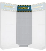 Γωνιακό σταντ προβολής Cresman 220x100x45cm