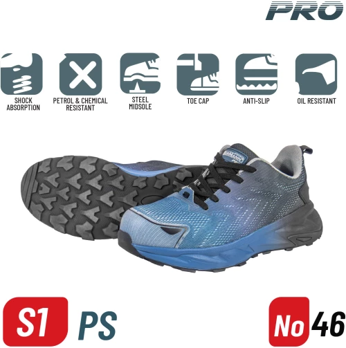 BORMANN Pro BPP8176 Παπούτσι Ασφαλείας S1PS ATLANTIC No 46