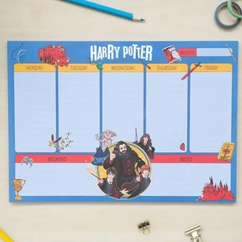 Εβδομαδιαίο πλάνο Harry Potter Α4 21x29cm