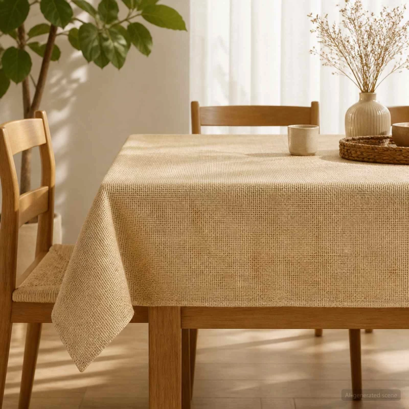 vidaXL Τραβέρσα από γιούτα Φυσικό 140 x 240 cm 100% Γιούτα Τοσσά