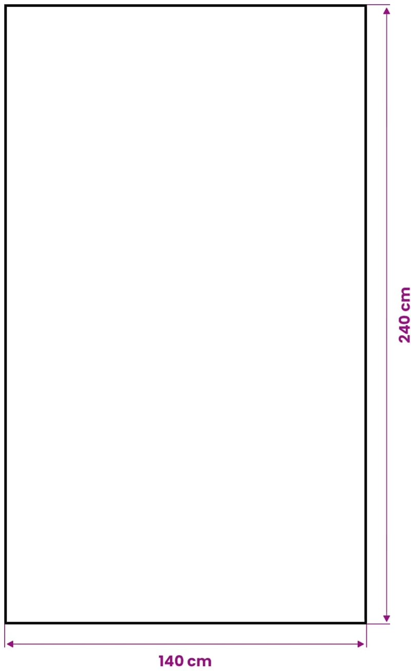 vidaXL Τραβέρσα από γιούτα Φυσικό 140 x 240 cm 100% Γιούτα Τοσσά