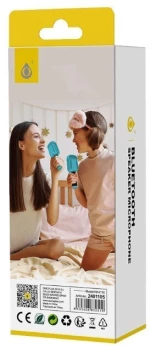 Μικρόφωνο παιδικό ασύρματο bluetooth MTK HIFI 5W/1200mAh μπλε 463.832519