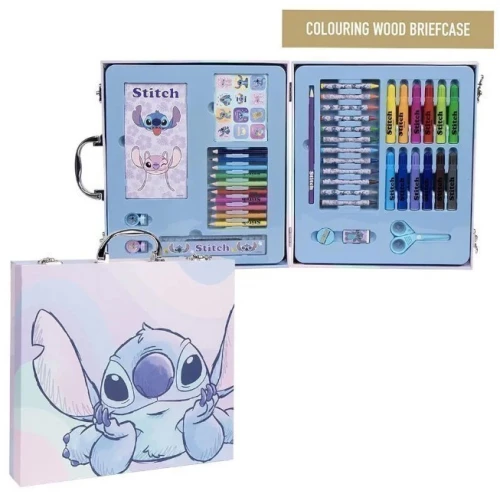 Σετ ζωγραφικής σε βαλιτσάκι 42τμχ Disney Lilo & Stitch 2700001236