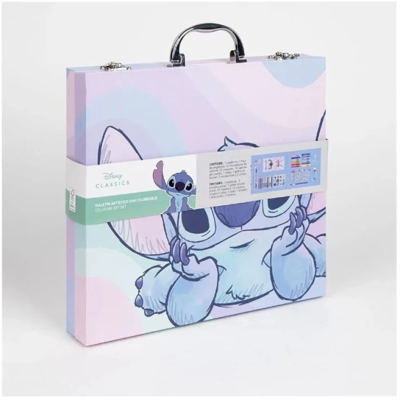 Σετ ζωγραφικής σε βαλιτσάκι 42τμχ Disney Lilo & Stitch 2700001236