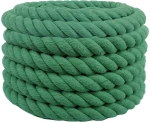vidaXL Σχοινί Πράσινο 3,6 x 3,6 x 2500 εκ Βαμβάκι