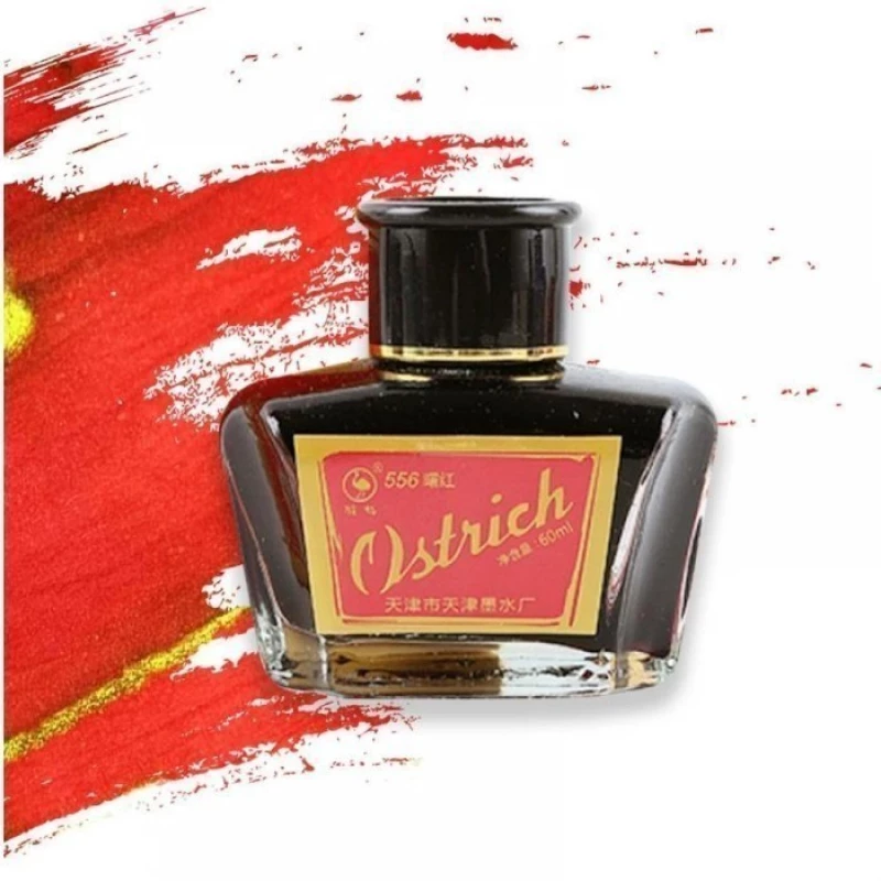 Μελάνι καλλιγραφίας Ostrich 60ml κόκκινο