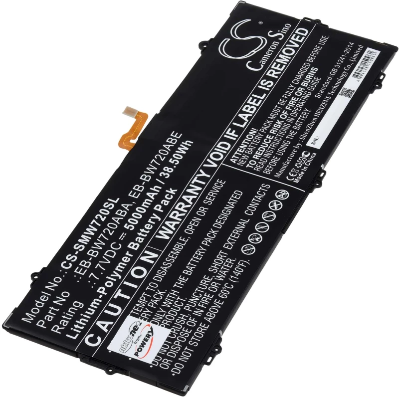 Μπαταρία για tablet Samsung Galaxy Book 12.0 2017, SM-W720, type EB-BW720ABE 5000mAh/39Wh