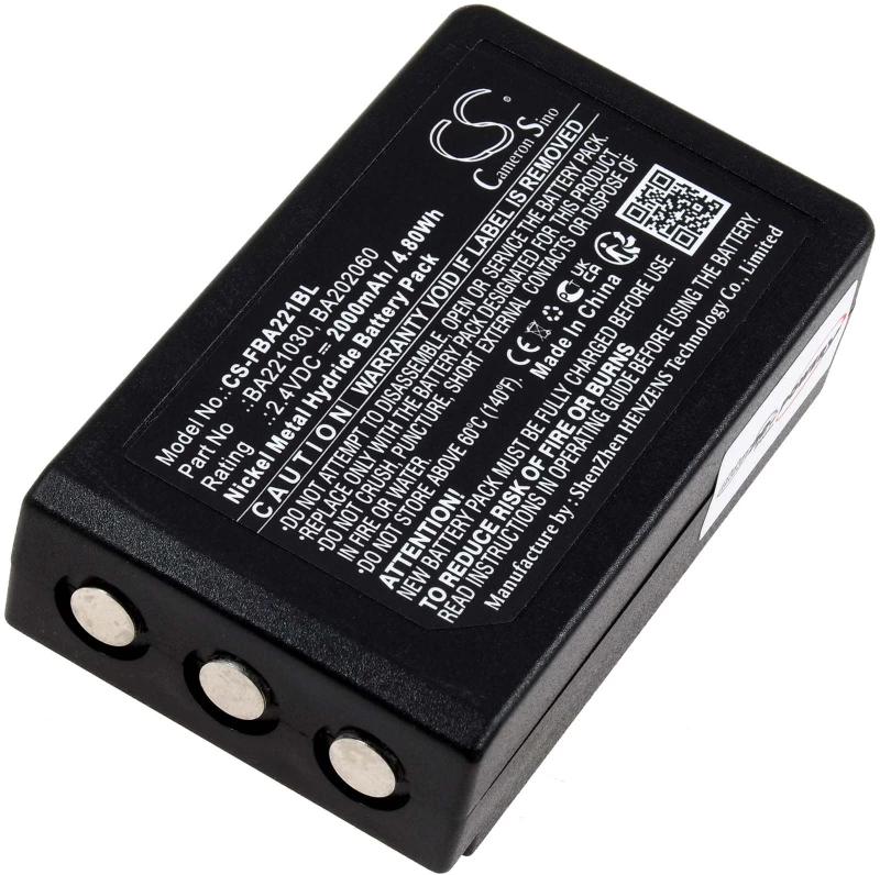 Μπαταρία για crane control unit HBC Patrol S Radiomatic RV type BA202060 2000mAh/4,8Wh