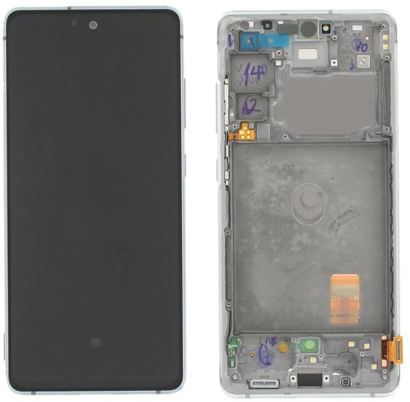 Samsung G781F/G780 S20 FE 4G/5G - LCD Touch + ANTENNA Cloud White Original GH82-24214B Service Pack