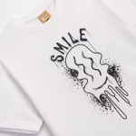 Funky Μπλούζα Smile, Λευκό