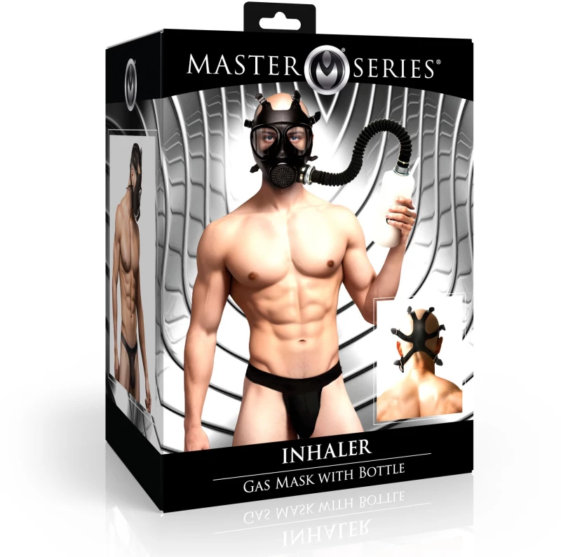 Master Series Inhaler Gas Mask With Bottle