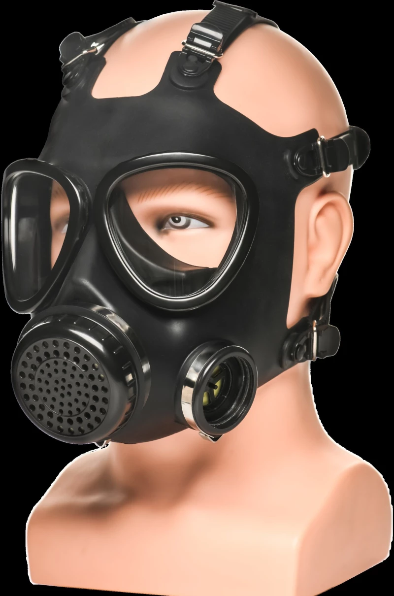 Master Series Inhaler Gas Mask With Bottle