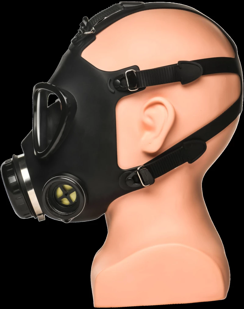 Master Series Inhaler Gas Mask With Bottle