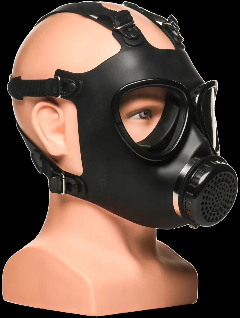 Master Series Inhaler Gas Mask With Bottle