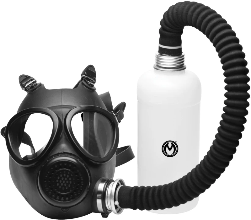 Master Series Inhaler Gas Mask With Bottle