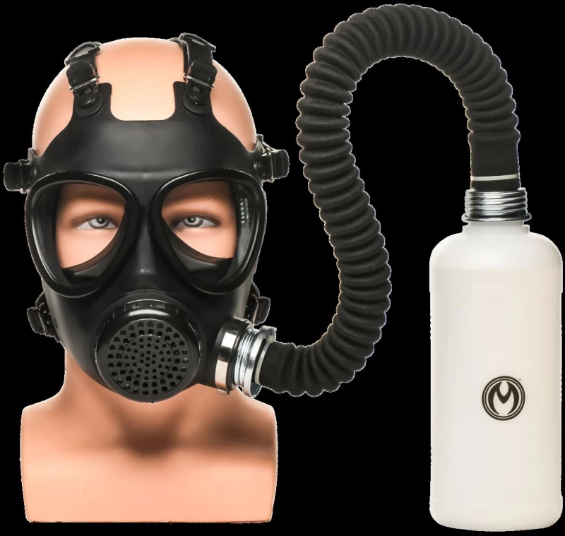 Master Series Inhaler Gas Mask With Bottle