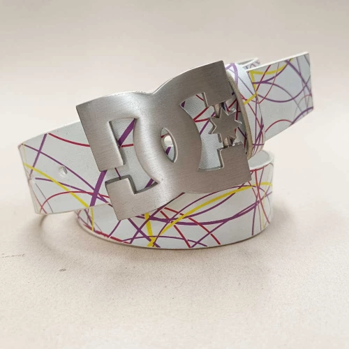 Ζώνη DC Circles Ladies PU Belt White