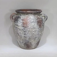 Πιθάρι Τσιμεντένιο 752-18060 29x24.5x29cm Grey-Brown Estheti Home Τσιμέντο