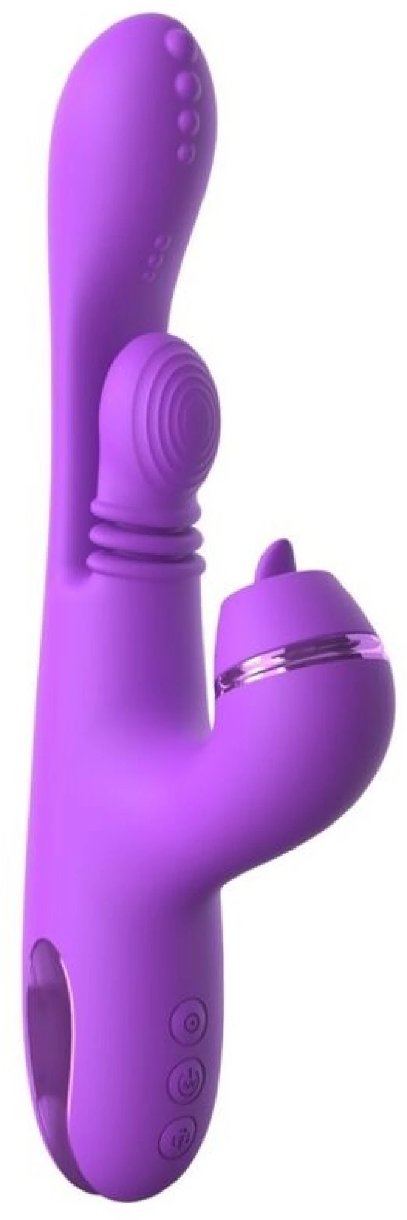 FANTASY FOR HER - INTIMOTION PULSE PRO VIBE RABBIT VIBRATOR PURPLE