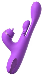 FANTASY FOR HER - INTIMOTION PULSE PRO VIBE RABBIT VIBRATOR PURPLE