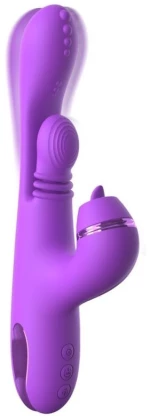 FANTASY FOR HER - INTIMOTION PULSE PRO VIBE RABBIT VIBRATOR PURPLE