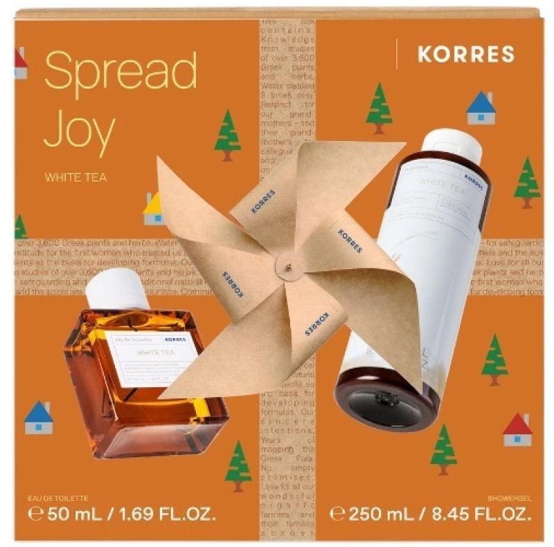 ΚΟΡΡΕΣ Korres Σετ Spread Joy με White Tea Αφρόλουτρο 250ml & Eau de Toilette 50ml