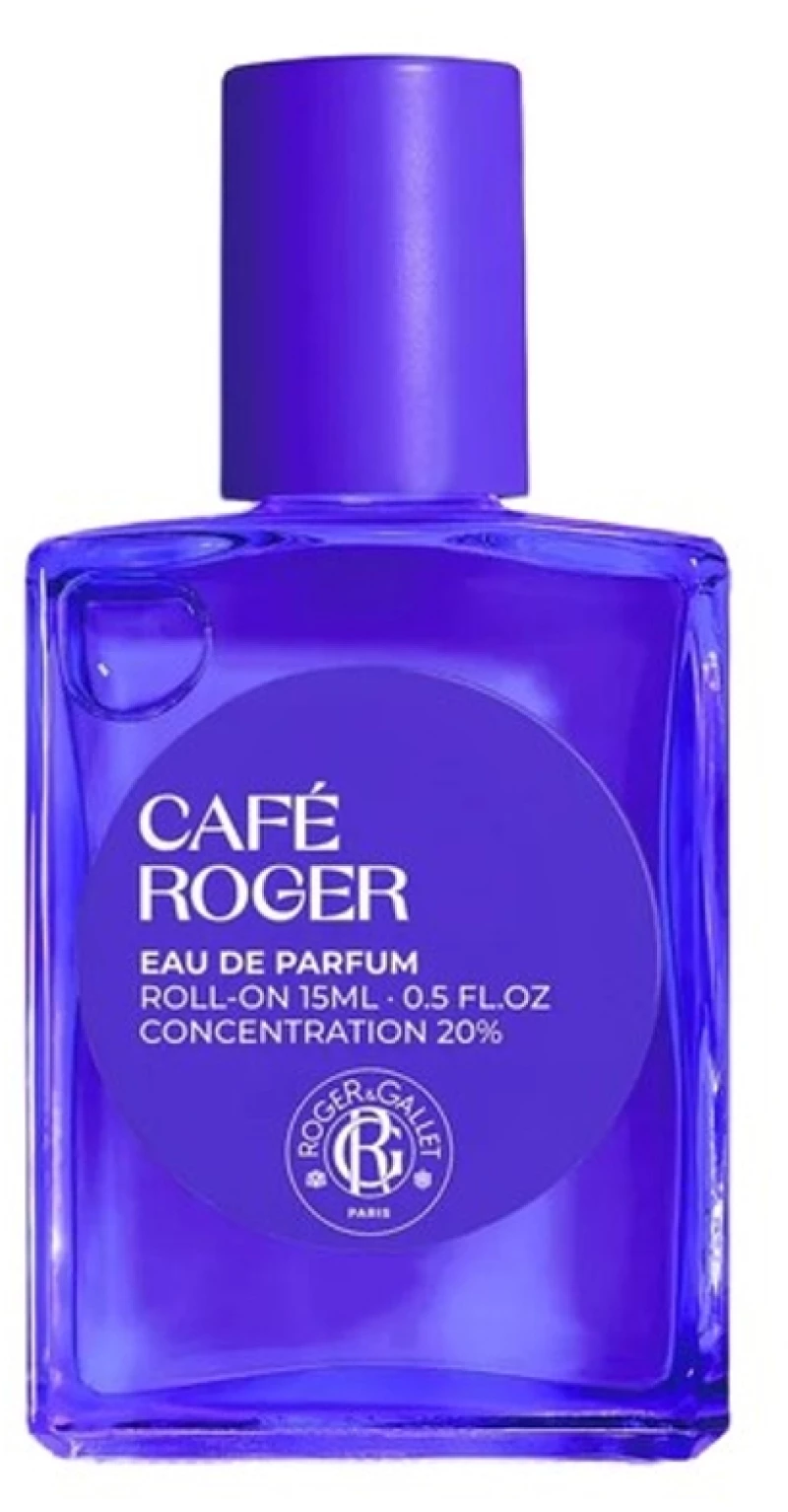 ROGER & GALLET  Cafe Eau de Parfum Roll-On, Άρωμα Συμπυκνωμένο Roll-On με Κρεμώδεις Νότες Σανταλόξυλου, Περγαμόντου, Καφέ & Λευκά Άνθη  15ml