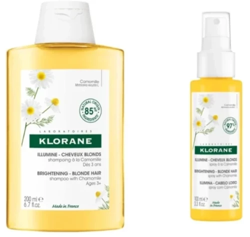 Klorane Promo Brightening Spray με Χαμομήλι 100ml & Δώρο Shampoo με Χαμομήλι 200ml