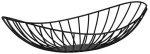 Φρουτιέρα Οβάλ Ueda 427179 40x19x9cm Black Eglo Ατσάλι