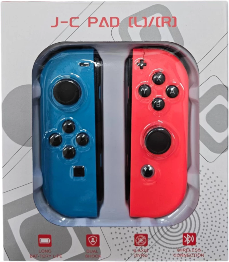 Σετ Χειριστήρια Joy-Con - Set Wireless GamePad για Nintendo Switch Joy-Con Neon Red/Blue Controllers ( Κωδ.1-GAME027 )