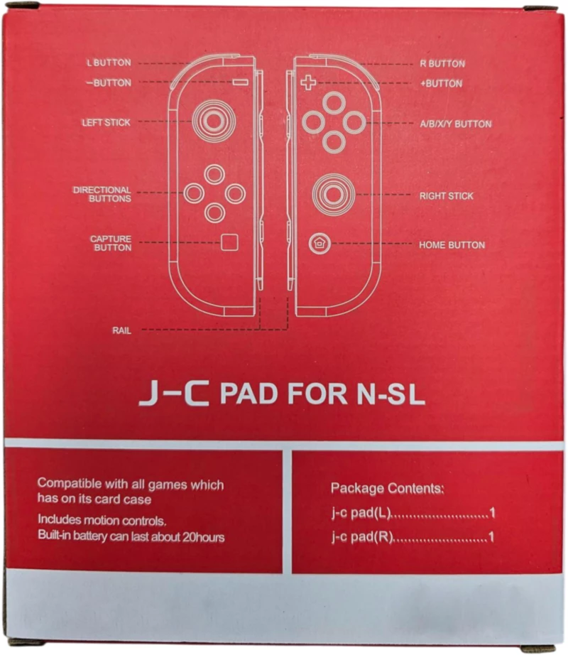 Σετ Χειριστήρια Joy-Con - Set Wireless GamePad για Nintendo Switch Joy-Con Neon Red/Blue Controllers ( Κωδ.1-GAME027 )