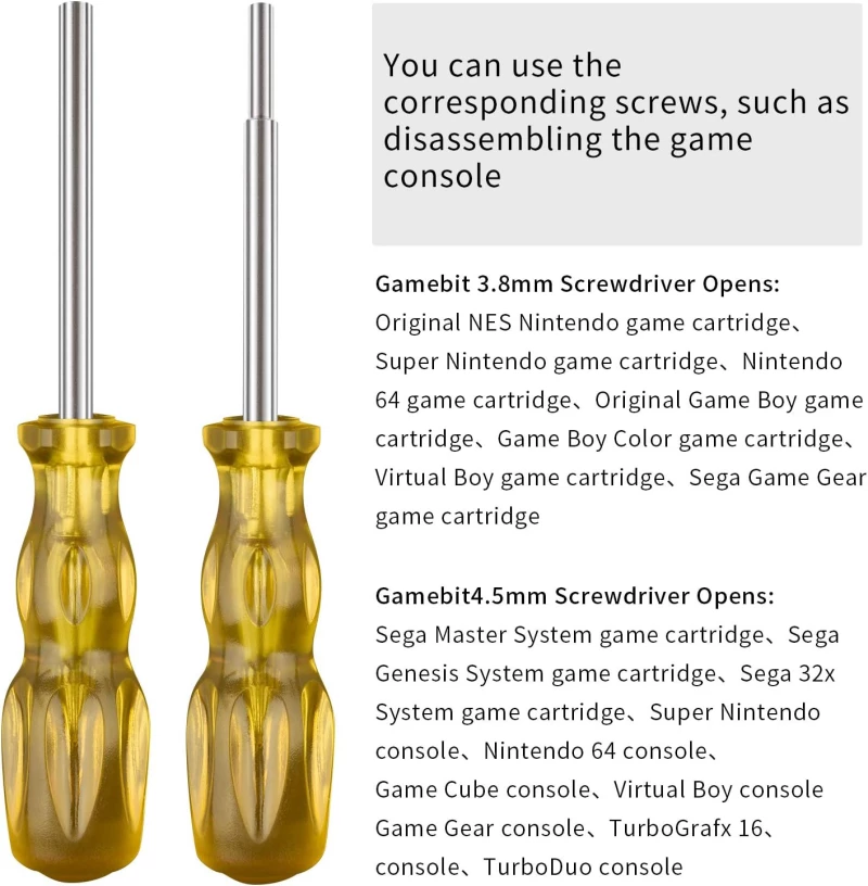 Precision Hexagonal Screwdriver 3.8mm για Nintendo GameCube & NES & 64 & SNES & Game Boy & Sega Game Gear ( Κωδ.1-GAME035 )