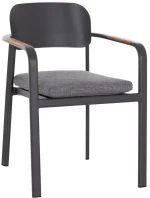 Πολυθρόνα Elara HM6414.01 56x62x78cm Grey