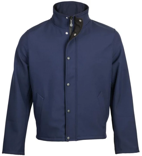Μπουφάν softshell casual 3 layers BLACK