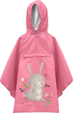 Sassi Αδιάβροχο poncho με κουκούλα 3 έως 5 Ετών Fluffy The Rabbit RC2768 Κορίτσι