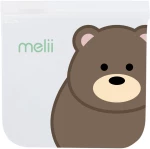 Melii Επαναχρησιμοποιούμενα Τσαντάκια για σνακ 2 Panda 2 Bear MEL21220