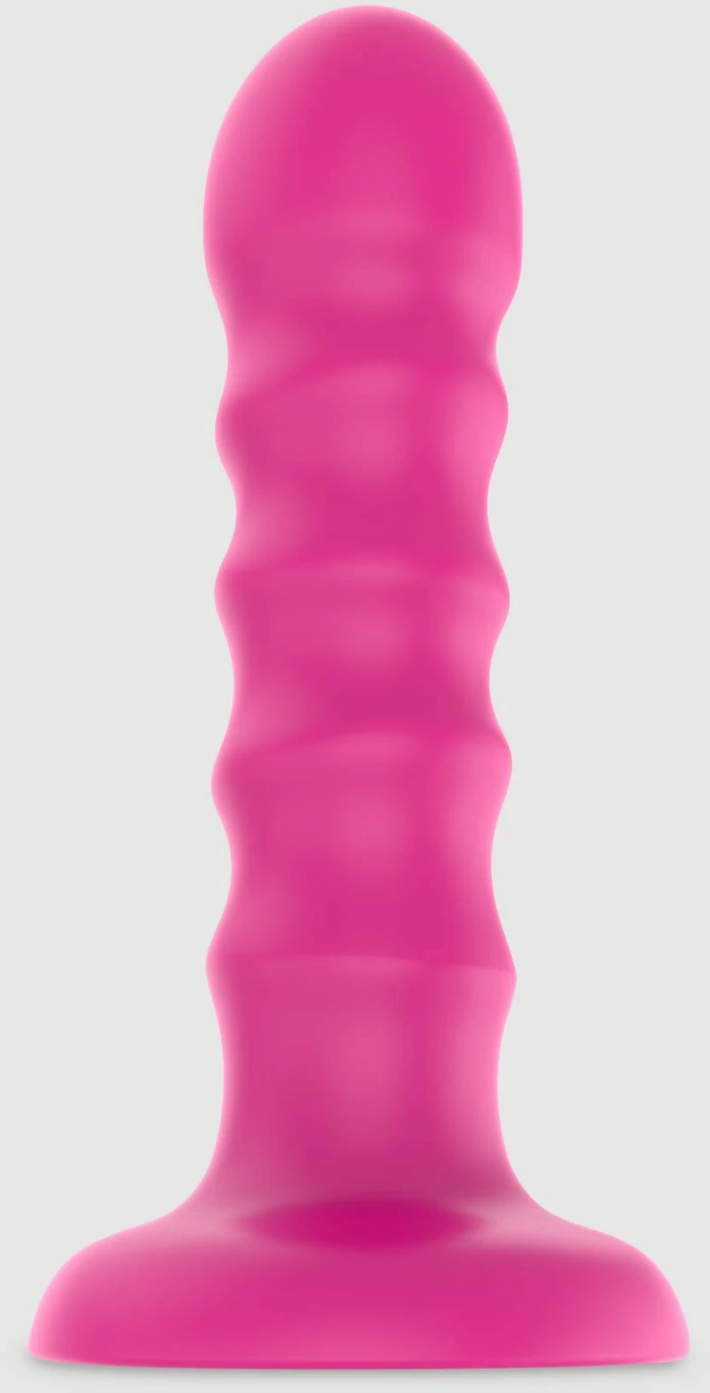 Dildo Σιλικόνης Με Ραβδώσεις & Βεντούζα Classic Silicone Ribbed Dildo With Suction Cup 18 cm - Κόκκινο