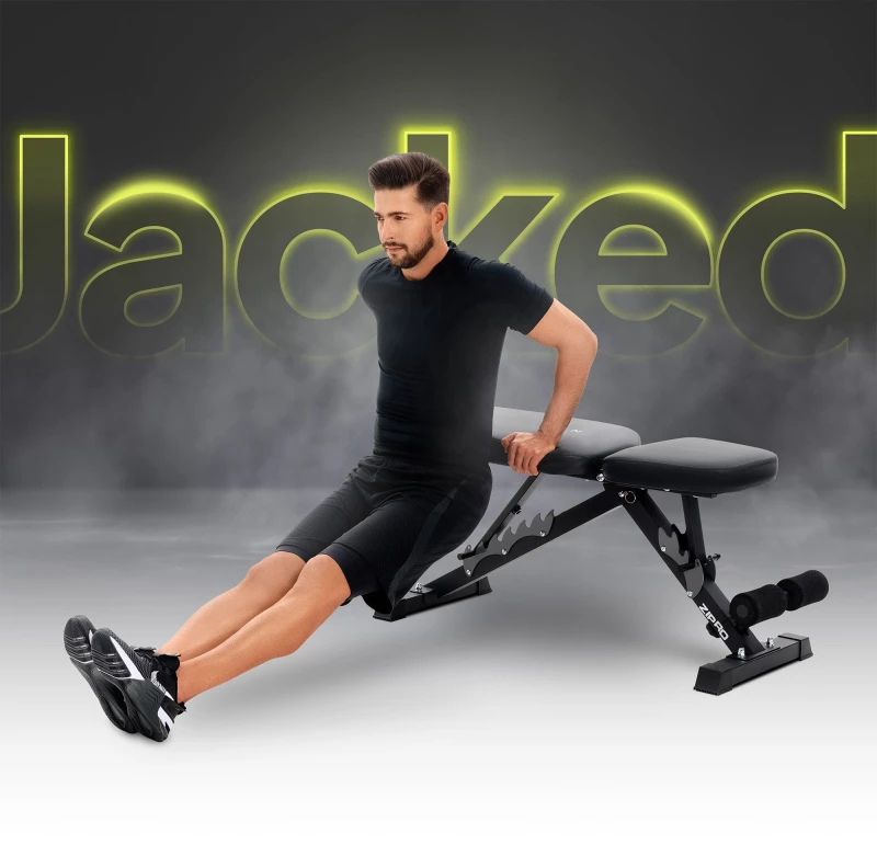 Ρυθμιζόμενος πάγκος προπόνησης Zipro Jacked