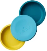 Zingies Πιάτο Σιλικόνης Loop Με Βάση Βεντούζας Φ14.5cm Turqoise LOOP-TQ